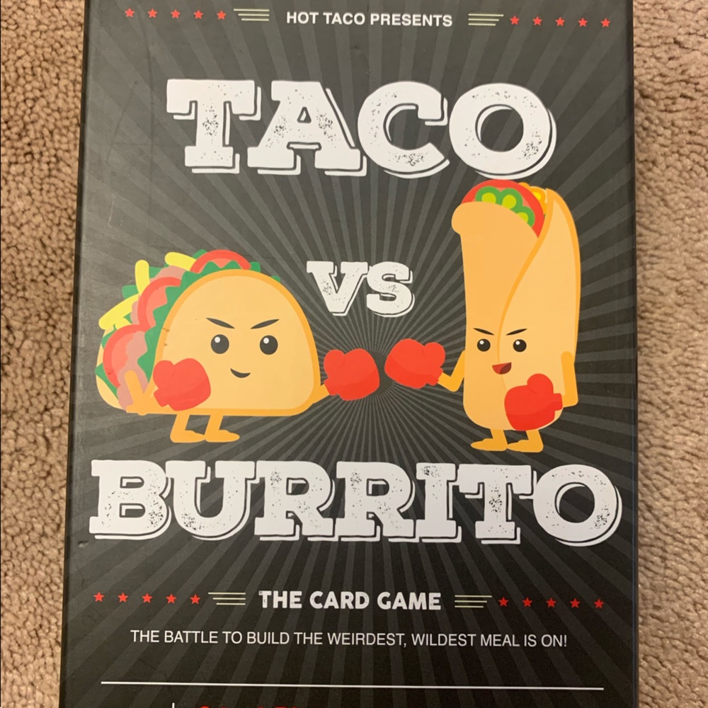 Taco vs burrito card game